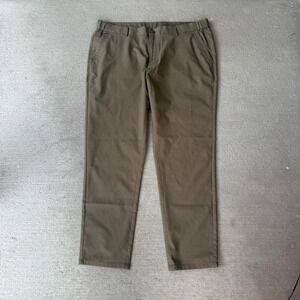 Jack Archer Men's Olive Green Pants Size 38x30 Classic Fit Chino